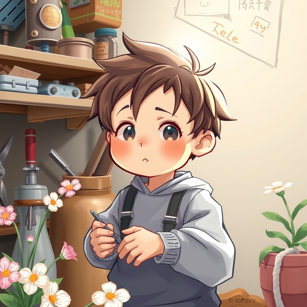 a curious boy named lele dreams of changing the world by Générateur d'images par IA gratuit - Aucune connexion nécessaire✨ | AIGAZOU