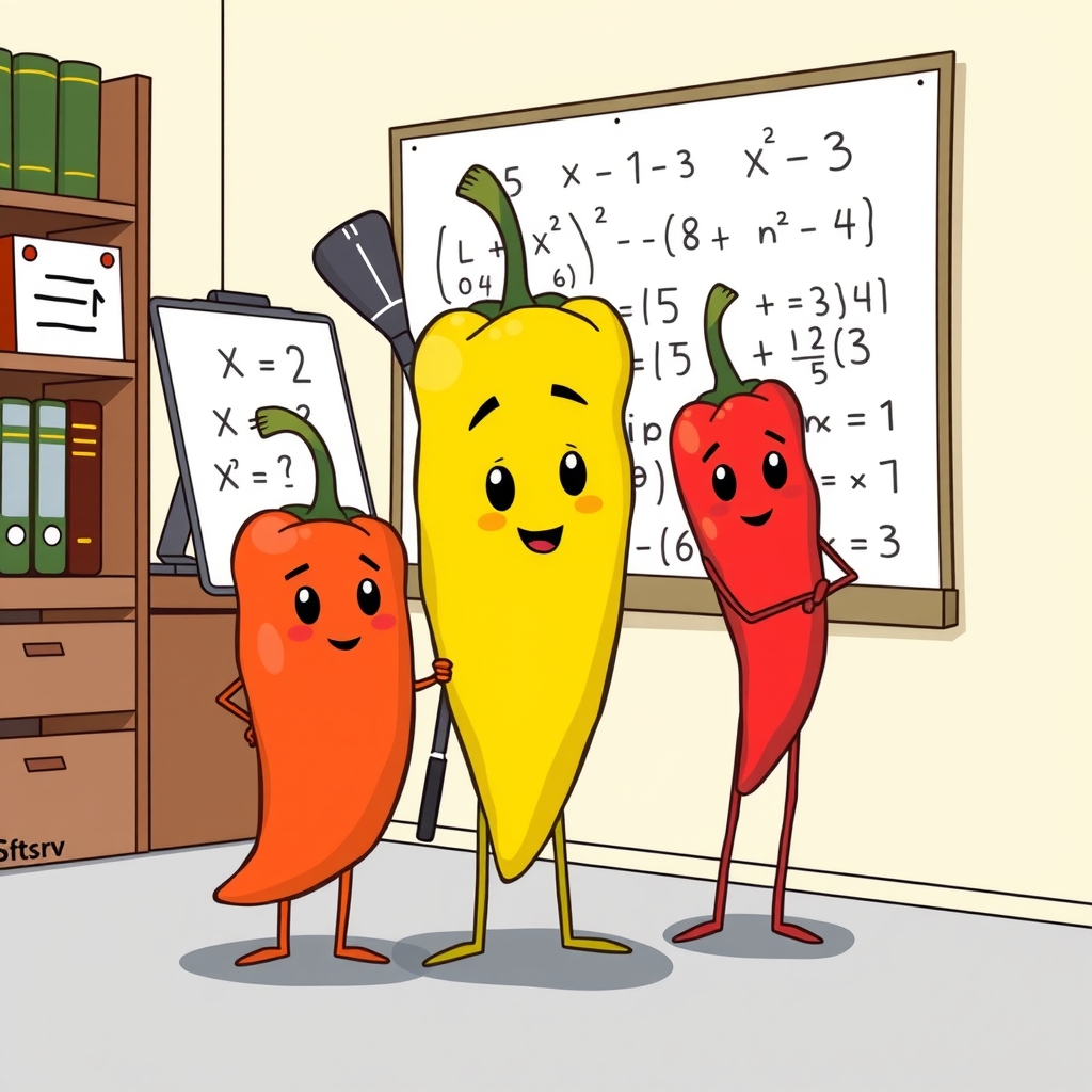 a simple cartoon with three kind peppers by मुफ्त एआई छवि जनरेटर - बिना लॉगिन के✨ | AIGAZOU