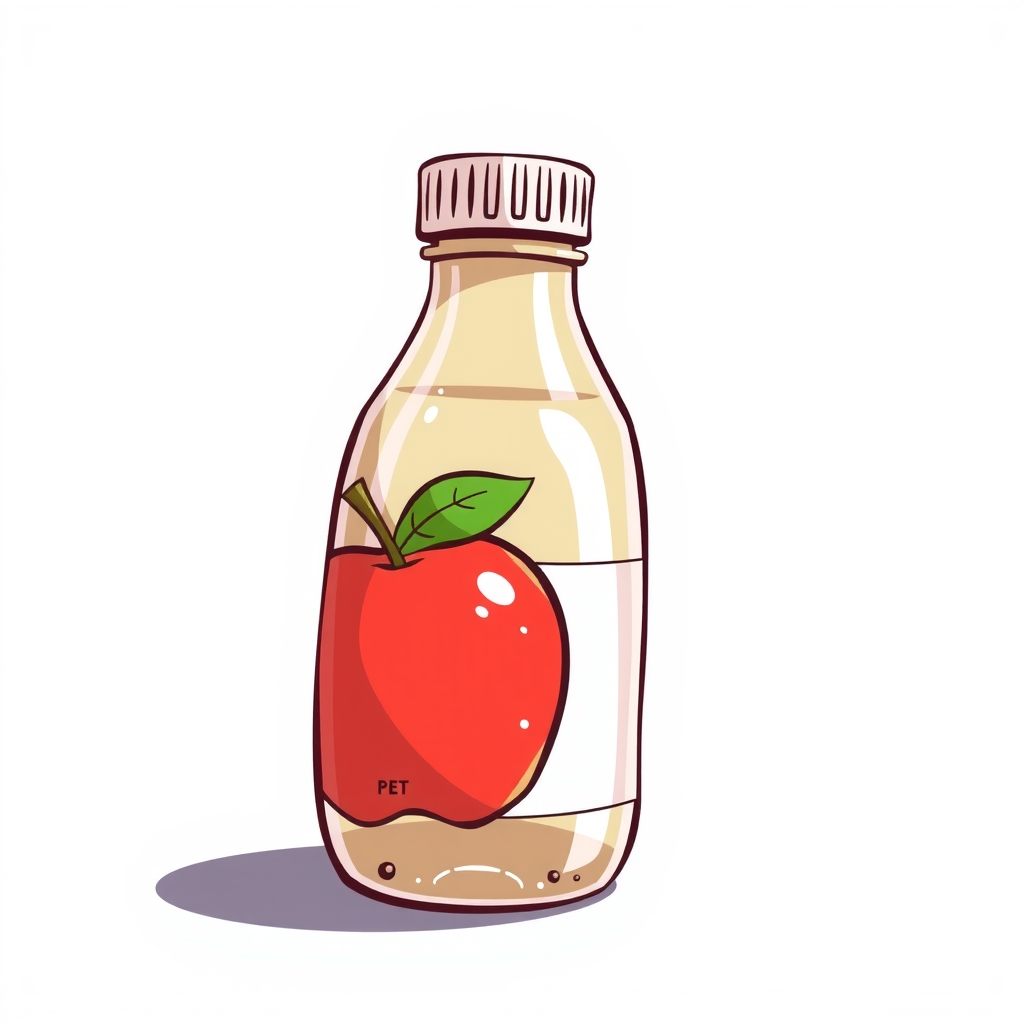 pet bottle apple label by Générateur d'images par IA gratuit - Aucune connexion nécessaire✨ | AIGAZOU