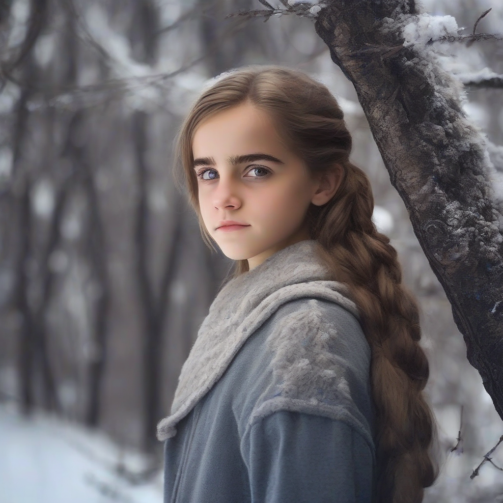 14 year old russian girl resembles emma watson by मुफ्त एआई छवि जनरेटर - बिना लॉगिन के✨ | AIGAZOU