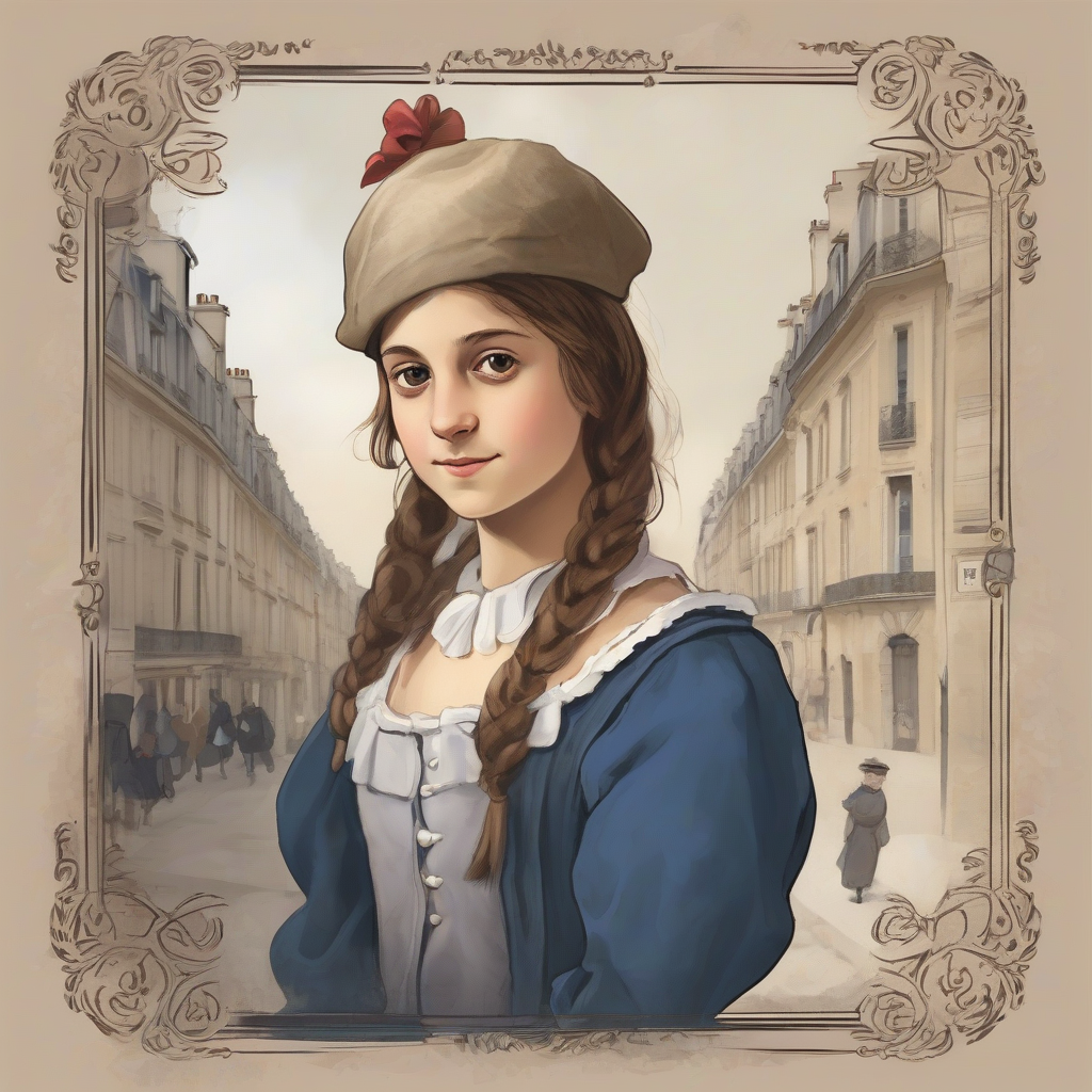 a french parisian girl from the game of 7 families by Générateur d'images par IA gratuit - Aucune connexion nécessaire✨ | AIGAZOU