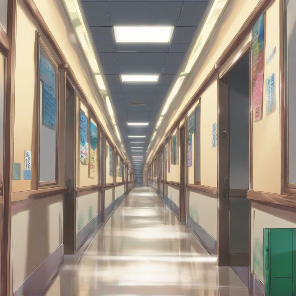 your name style school corridor by मुफ्त एआई छवि जनरेटर - बिना लॉगिन के✨ | AIGAZOU