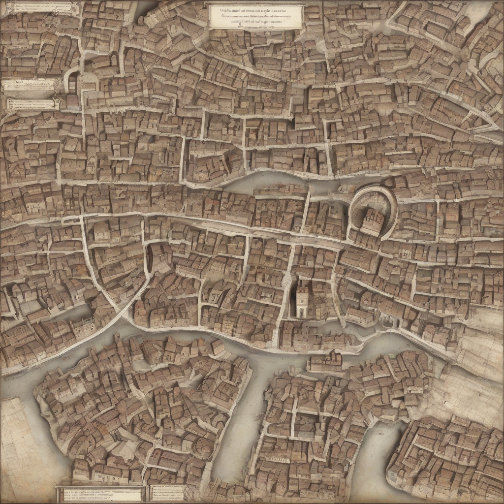 medieval european street layouts map by मुफ्त एआई छवि जनरेटर - बिना लॉगिन के✨ | AIGAZOU