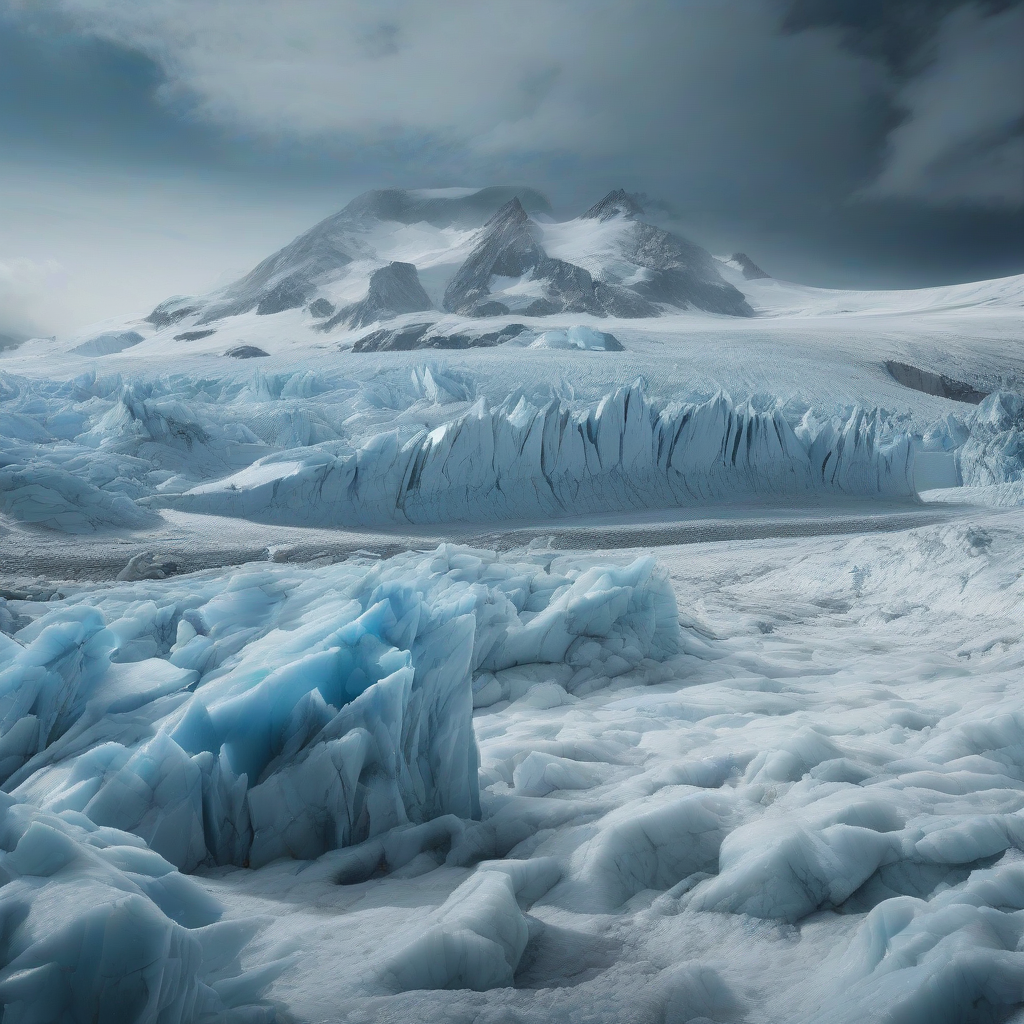 a glacier landscape by Générateur d'images par IA gratuit - Aucune connexion nécessaire✨ | AIGAZOU