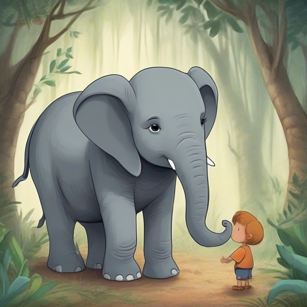 little elephant seeks new friends by मुफ्त एआई छवि जनरेटर - बिना लॉगिन के✨ | AIGAZOU