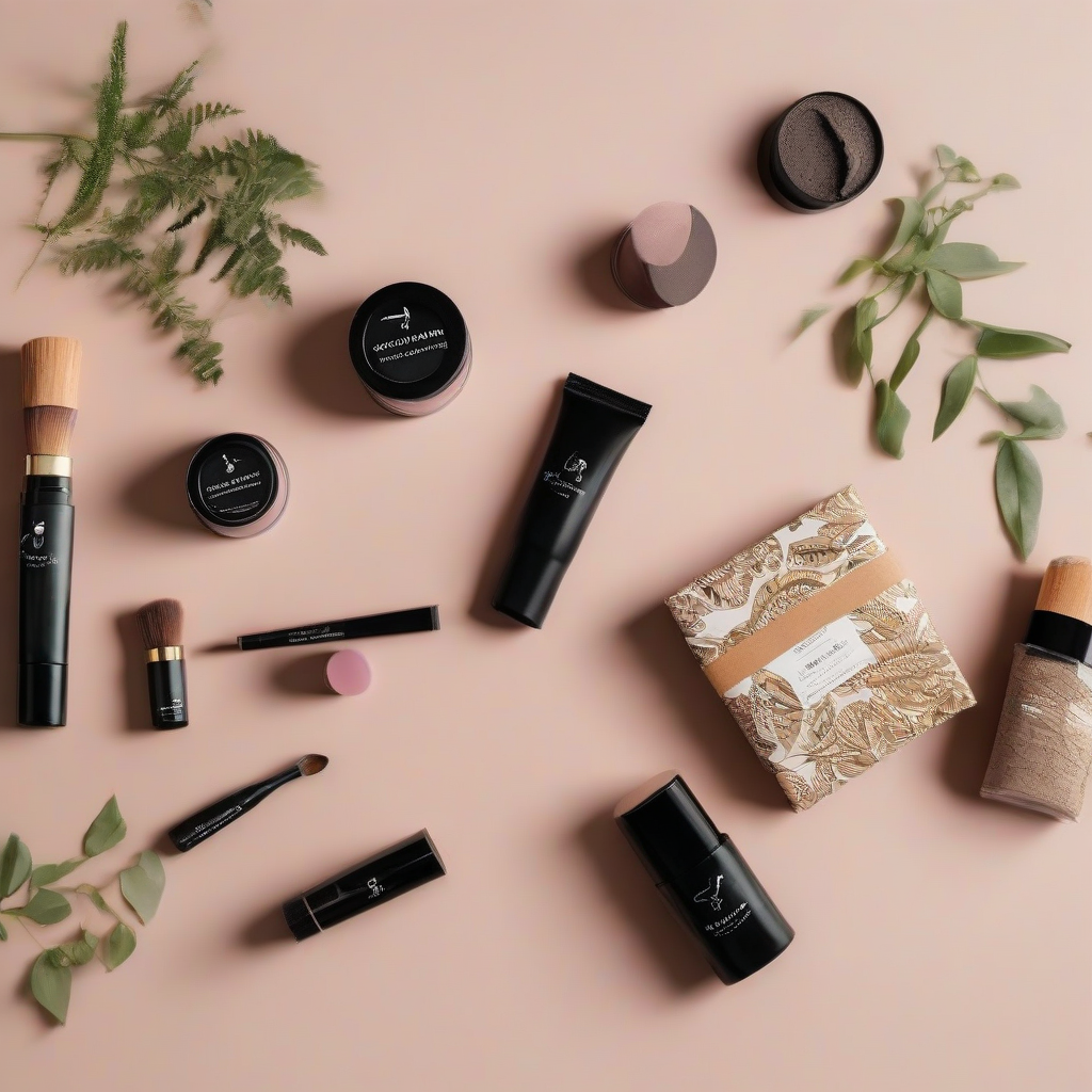 eco friendly makeup packaging image by मुफ्त एआई छवि जनरेटर - बिना लॉगिन के✨ | AIGAZOU