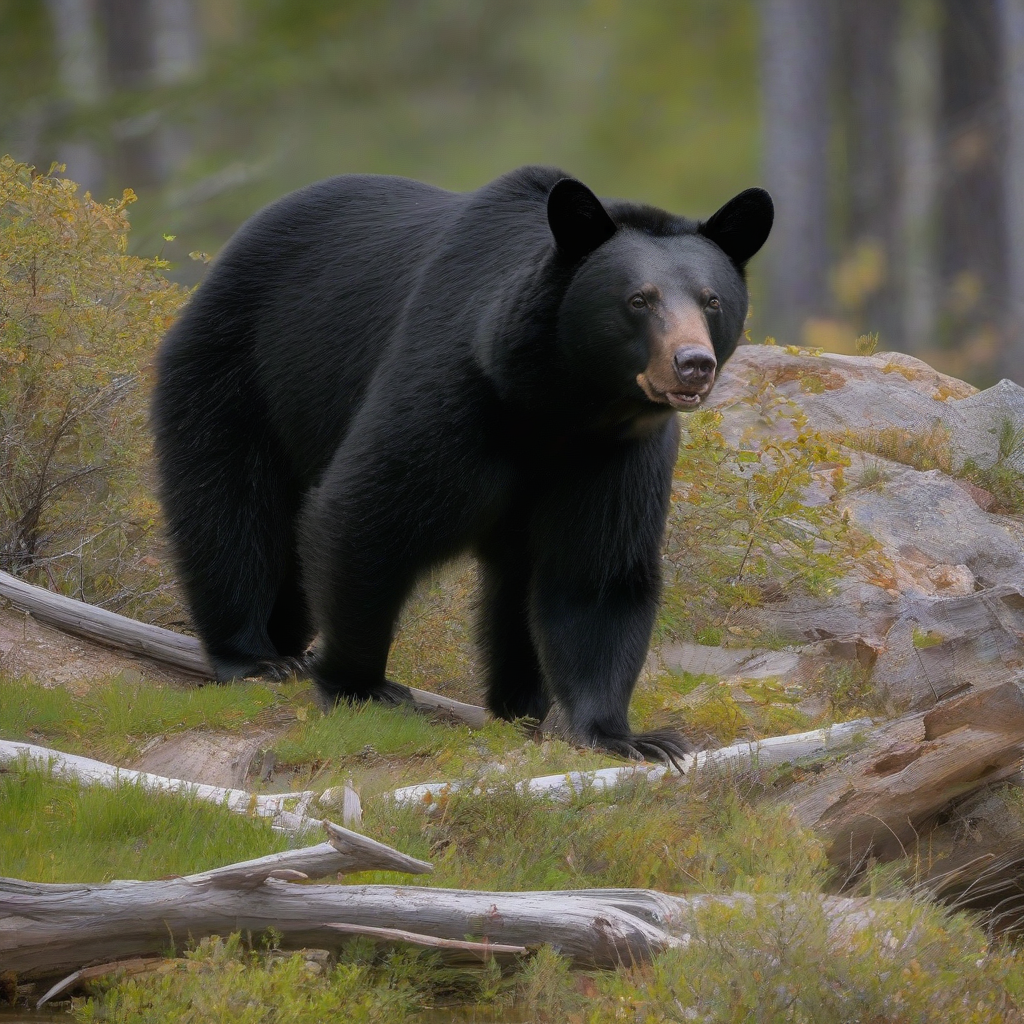 american black bear by मुफ्त एआई छवि जनरेटर - बिना लॉगिन के✨ | AIGAZOU