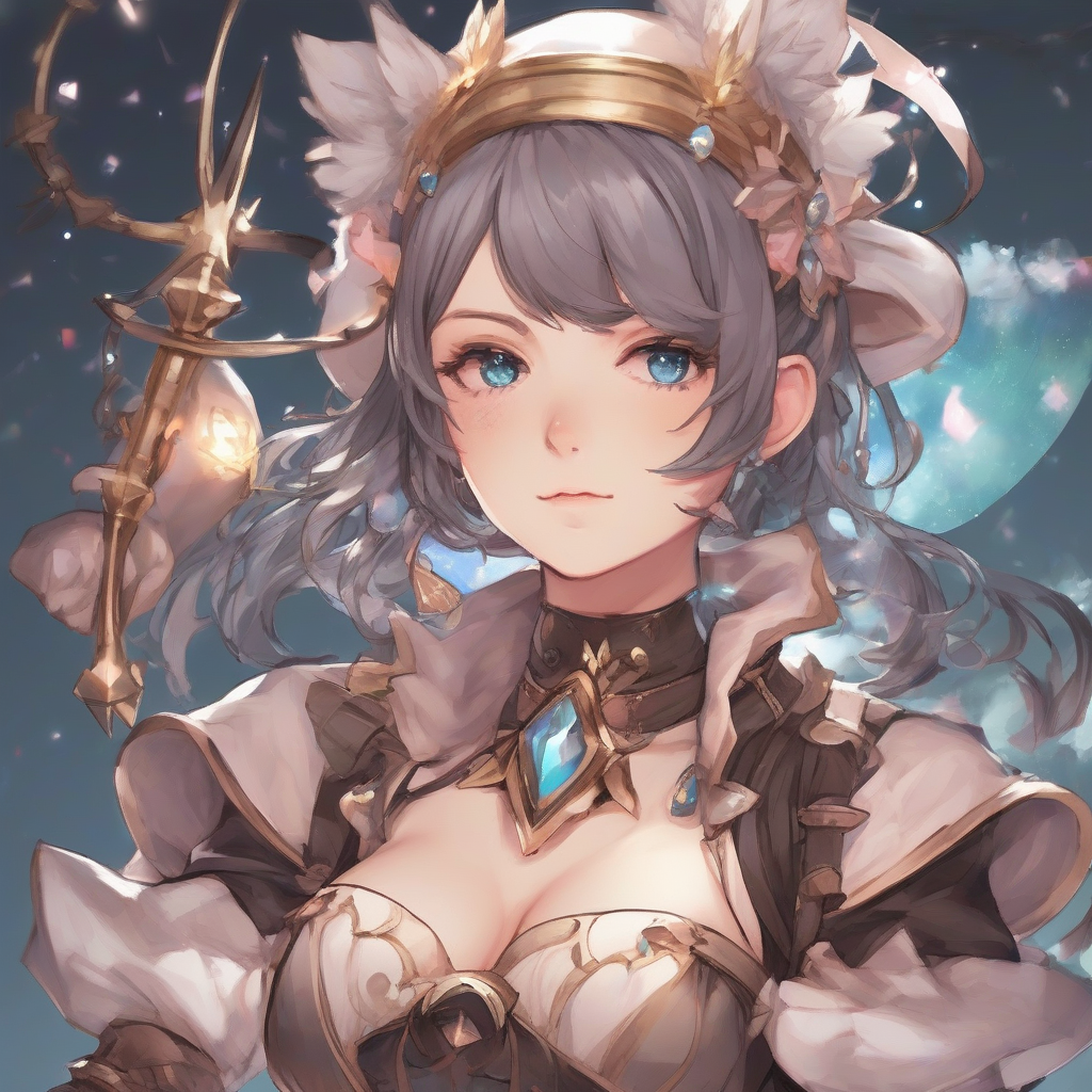 a magical girl in granblue fantasy style by मुफ्त एआई छवि जनरेटर - बिना लॉगिन के✨ | AIGAZOU