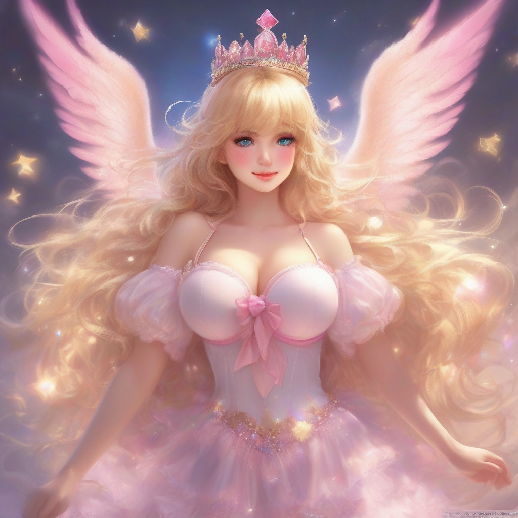 most beautiful teenage female angel with translucent wings by 免费AI图像生成工具 | AIGAZOU