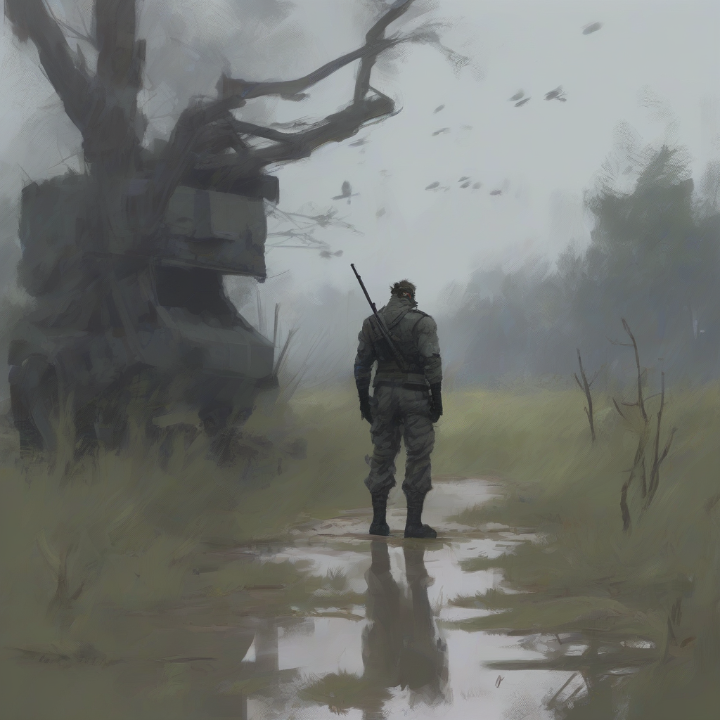 solid snake in the style of jakub rozalski by Générateur d'images par IA gratuit - Aucune connexion nécessaire✨ | AIGAZOU