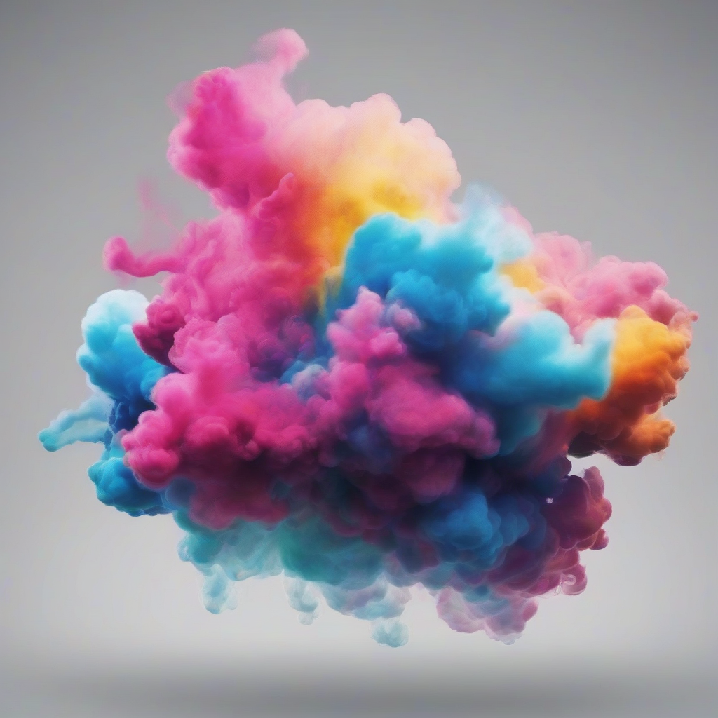 colorful ink cloud texture creative effect by मुफ्त एआई छवि जनरेटर - बिना लॉगिन के✨ | AIGAZOU