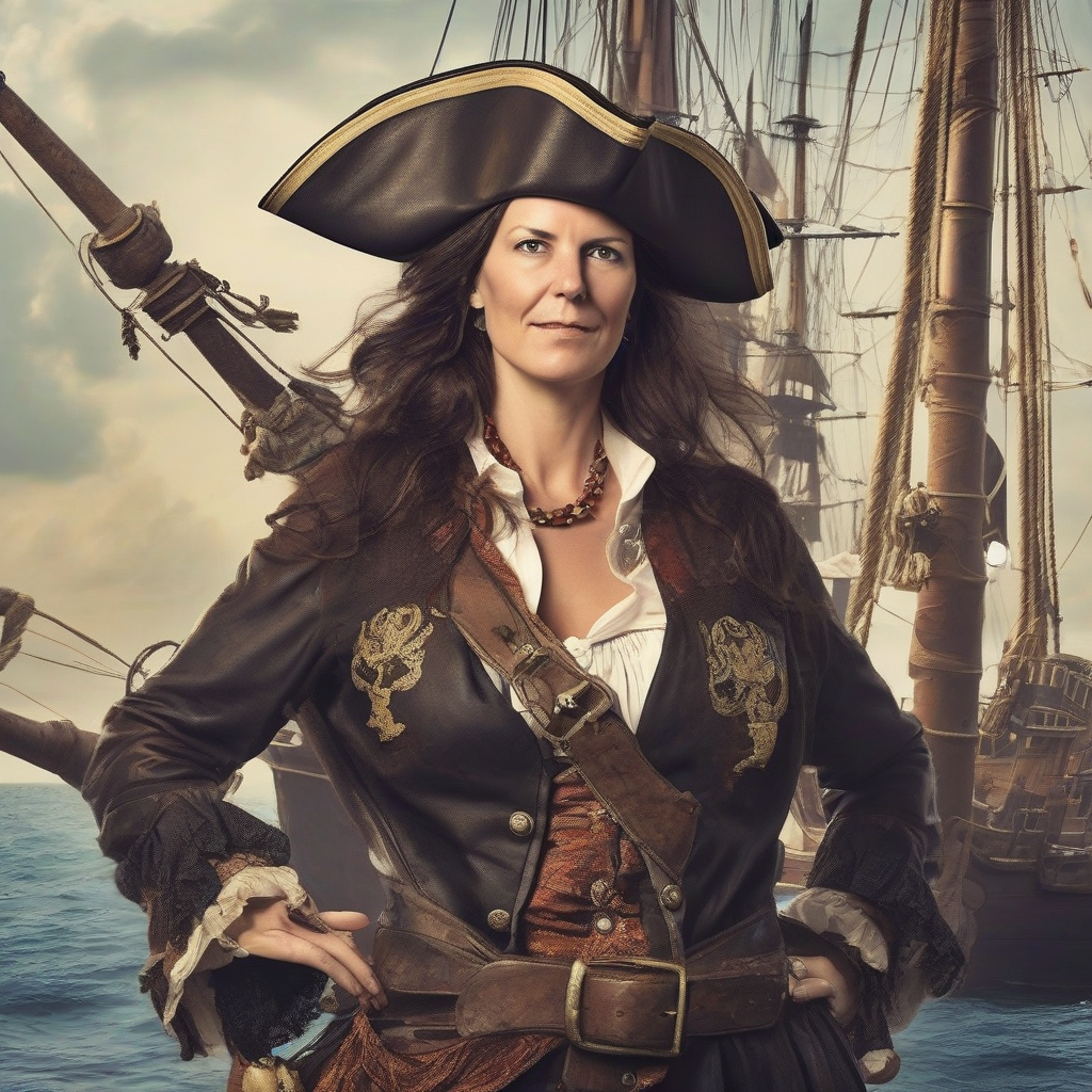 german foreign minister annalene baerbock as pirate by मुफ्त एआई छवि जनरेटर - बिना लॉगिन के✨ | AIGAZOU