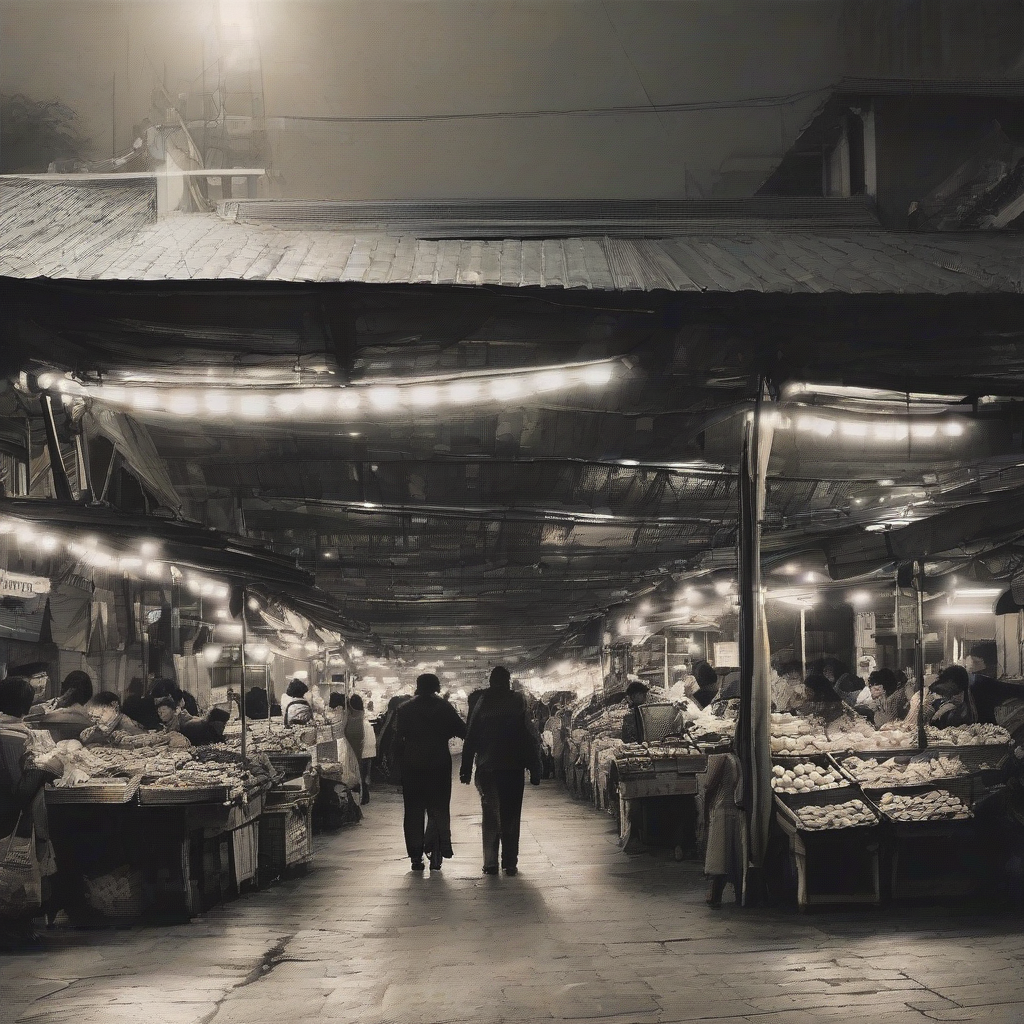 a dark market by मुफ्त एआई छवि जनरेटर - बिना लॉगिन के✨ | AIGAZOU