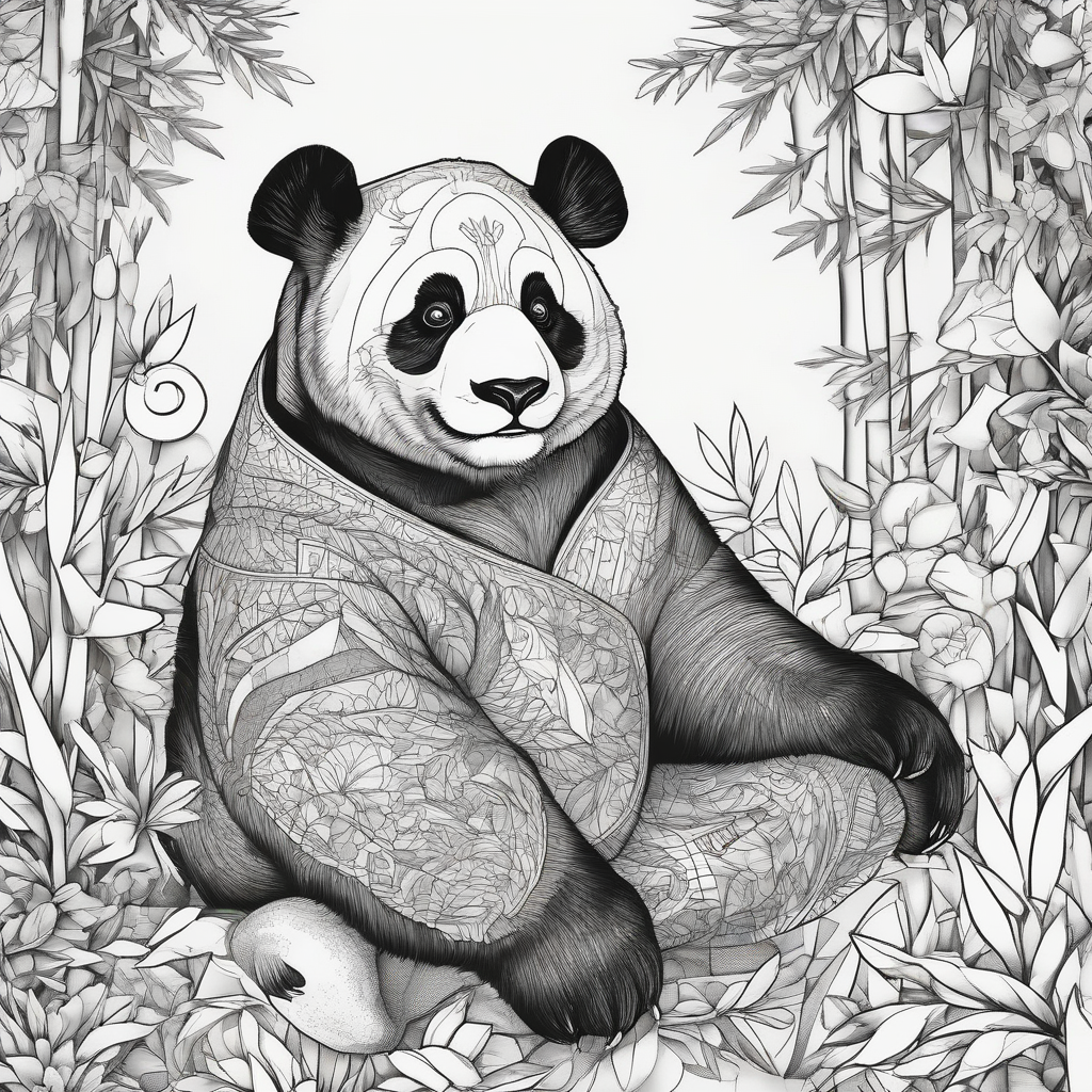 black and white panda to color by मुफ्त एआई छवि जनरेटर - बिना लॉगिन के✨ | AIGAZOU