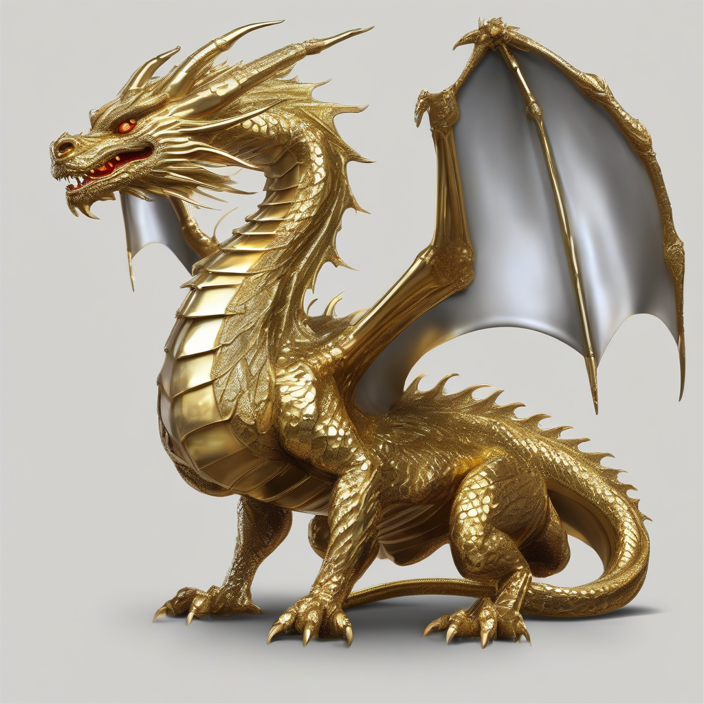 golden western style dragon transparent background by मुफ्त एआई छवि जनरेटर - बिना लॉगिन के✨ | AIGAZOU