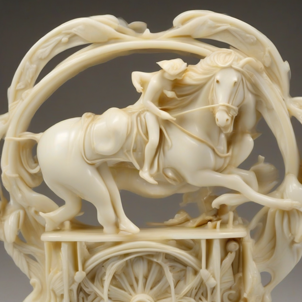 ivory sculpture art nouveau star engine by मुफ्त एआई छवि जनरेटर - बिना लॉगिन के✨ | AIGAZOU