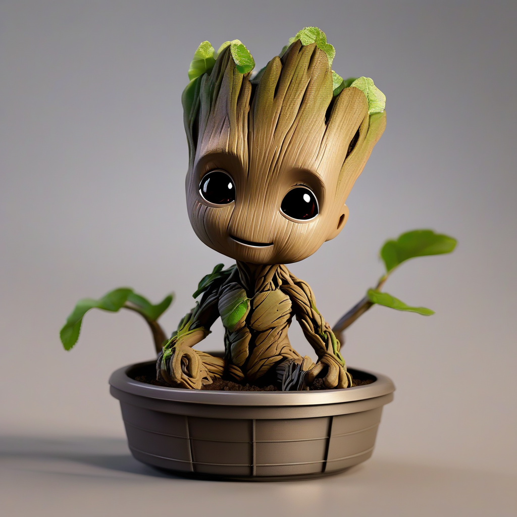 baby groot by मुफ्त एआई छवि जनरेटर - बिना लॉगिन के✨ | AIGAZOU