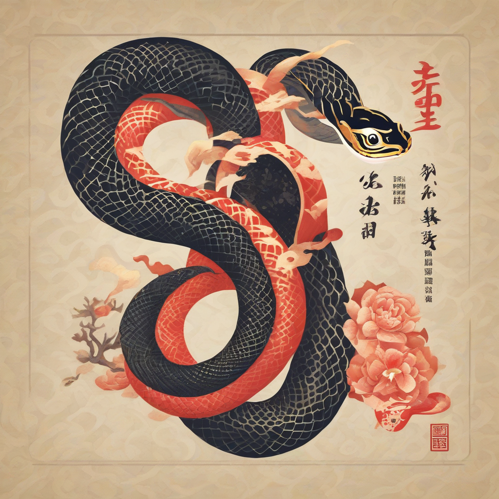 snake year illustration a3 size by Générateur d'images par IA gratuit - Aucune connexion nécessaire✨ | AIGAZOU