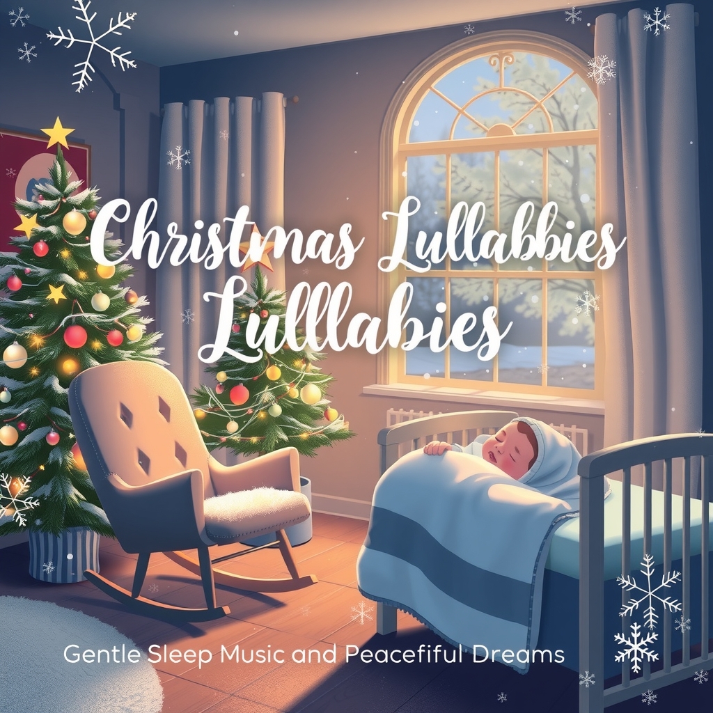 christmas lullabies gentle sleep music for babys rest and peaceful dreams by मुफ्त एआई छवि जनरेटर - बिना लॉगिन के✨ | AIGAZOU