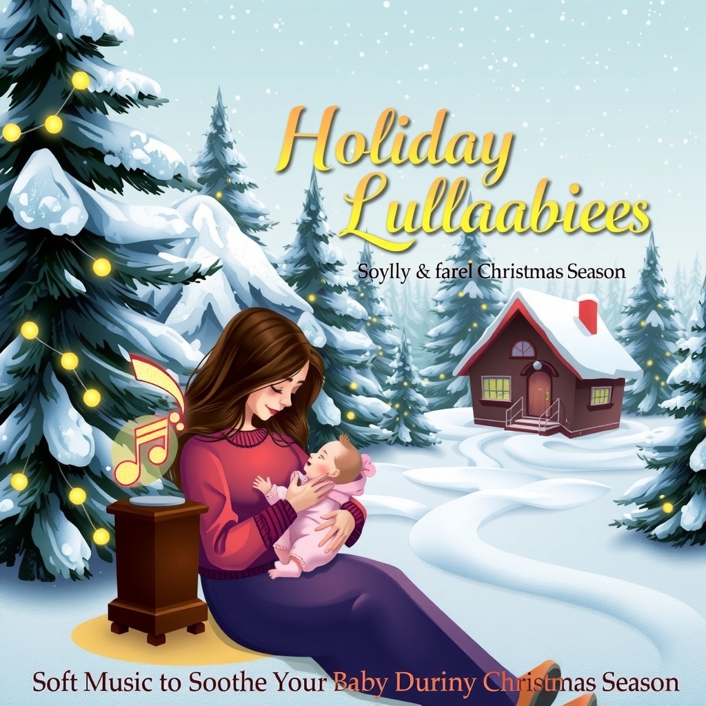 holiday lullabies soft music to soothe your baby during the christmas season by मुफ्त एआई छवि जनरेटर - बिना लॉगिन के✨ | AIGAZOU