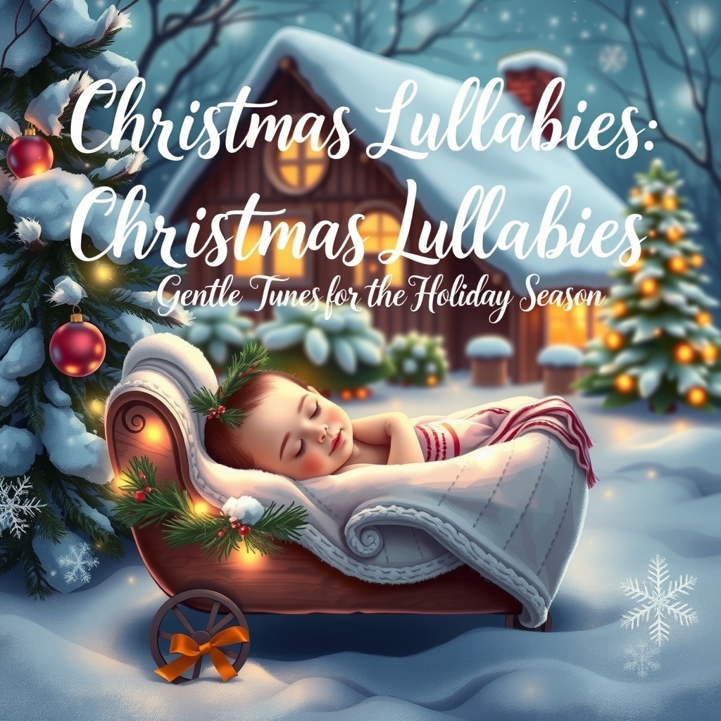 christmas lullabies for a peaceful baby sleep by 免费AI图像生成工具 | AIGAZOU