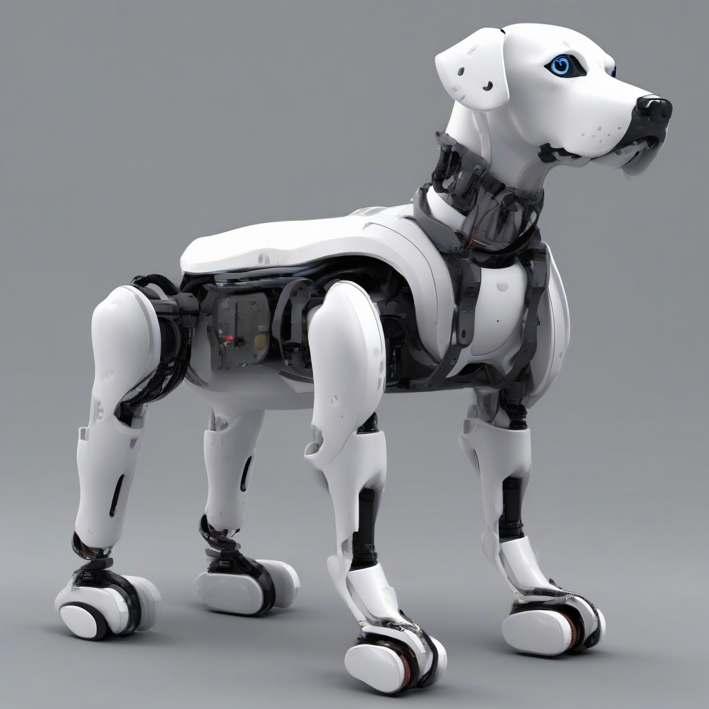 robust and flexible machine dog body design by मुफ्त एआई छवि जनरेटर - बिना लॉगिन के✨ | AIGAZOU