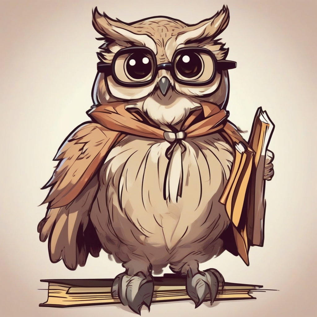 cute owl teacher by मुफ्त एआई छवि जनरेटर - बिना लॉगिन के✨ | AIGAZOU