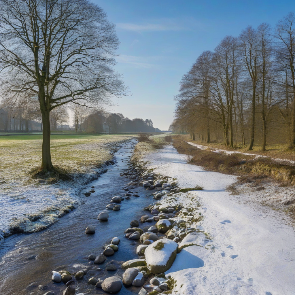 schleswig holstein winter blue sky by मुफ्त एआई छवि जनरेटर - बिना लॉगिन के✨ | AIGAZOU