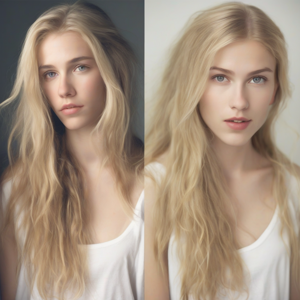 a beautiful girl with long blonde hair by Générateur d'images par IA gratuit - Aucune connexion nécessaire✨ | AIGAZOU