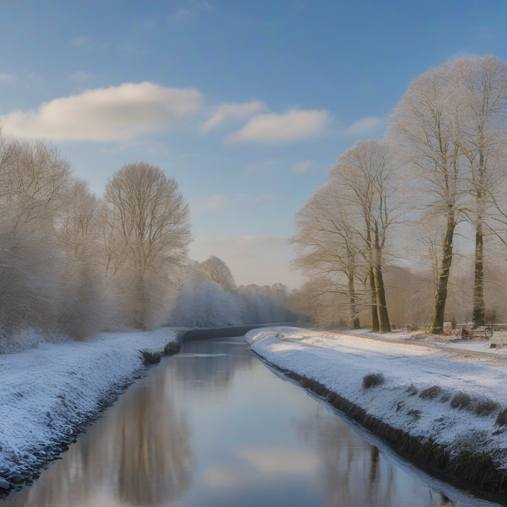 schleswig holstein winter blue sky by मुफ्त एआई छवि जनरेटर - बिना लॉगिन के✨ | AIGAZOU