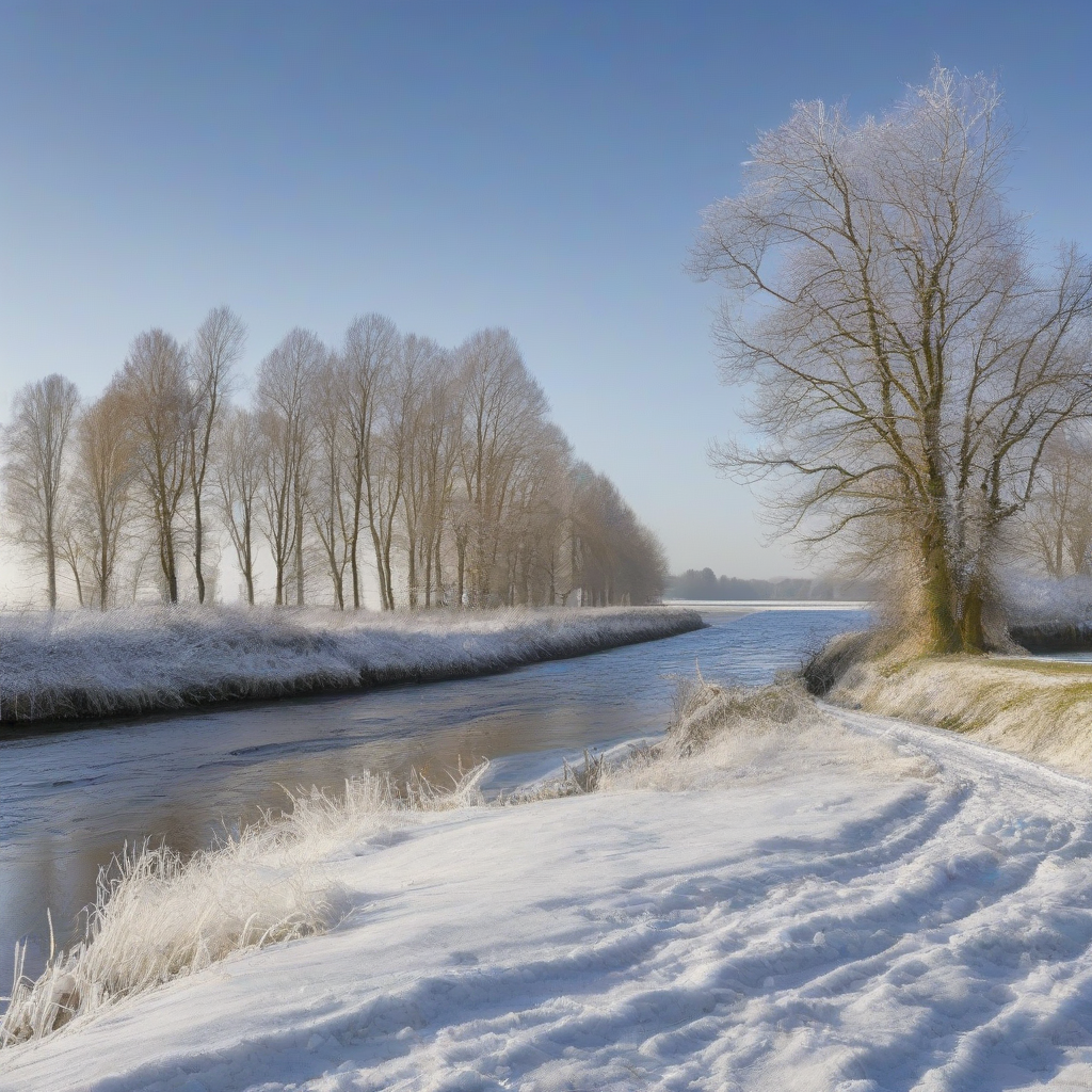 schleswig holstein winter blue sky by मुफ्त एआई छवि जनरेटर - बिना लॉगिन के✨ | AIGAZOU