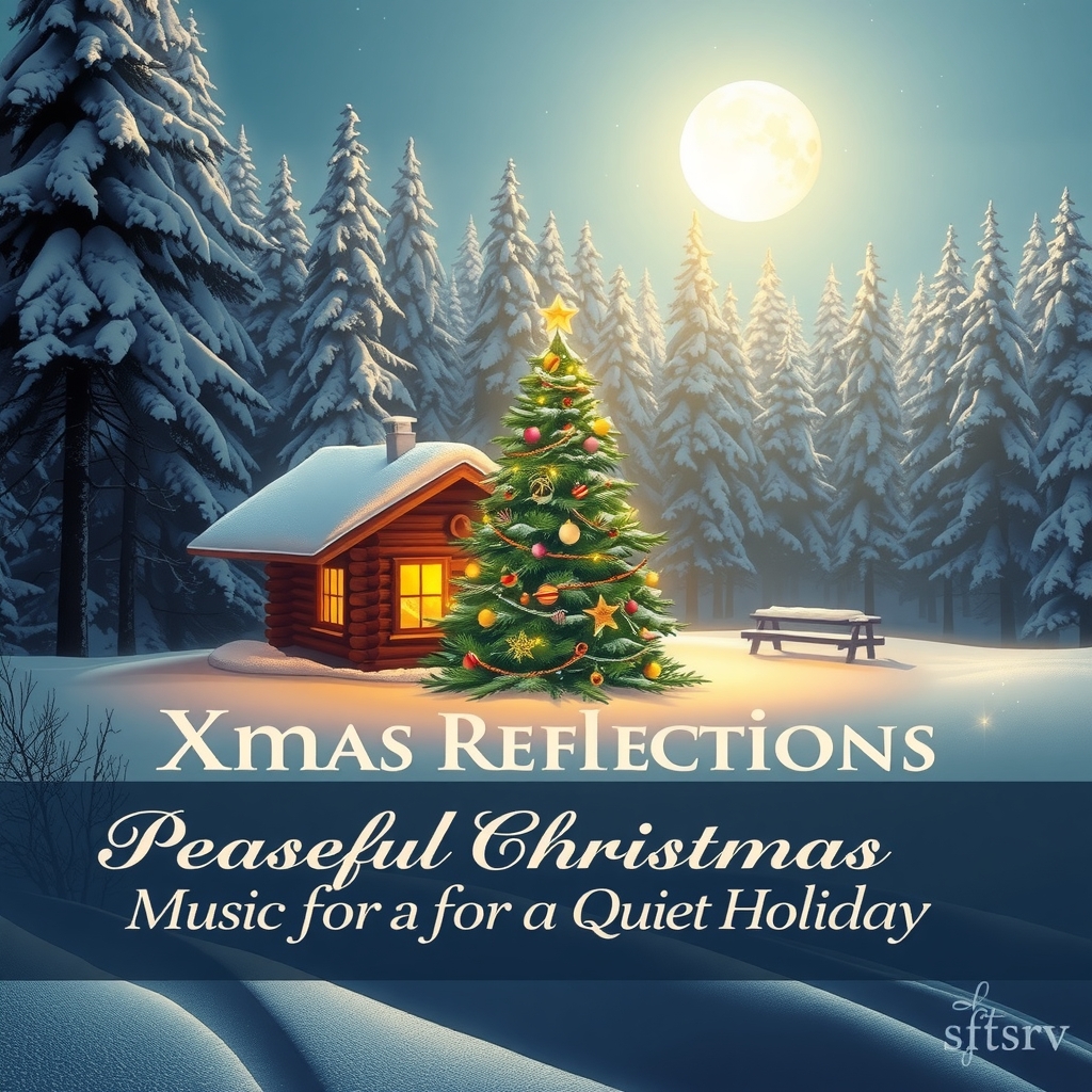 xmas reflections peaceful christmas music for a quiet holiday by मुफ्त एआई छवि जनरेटर - बिना लॉगिन के✨ | AIGAZOU