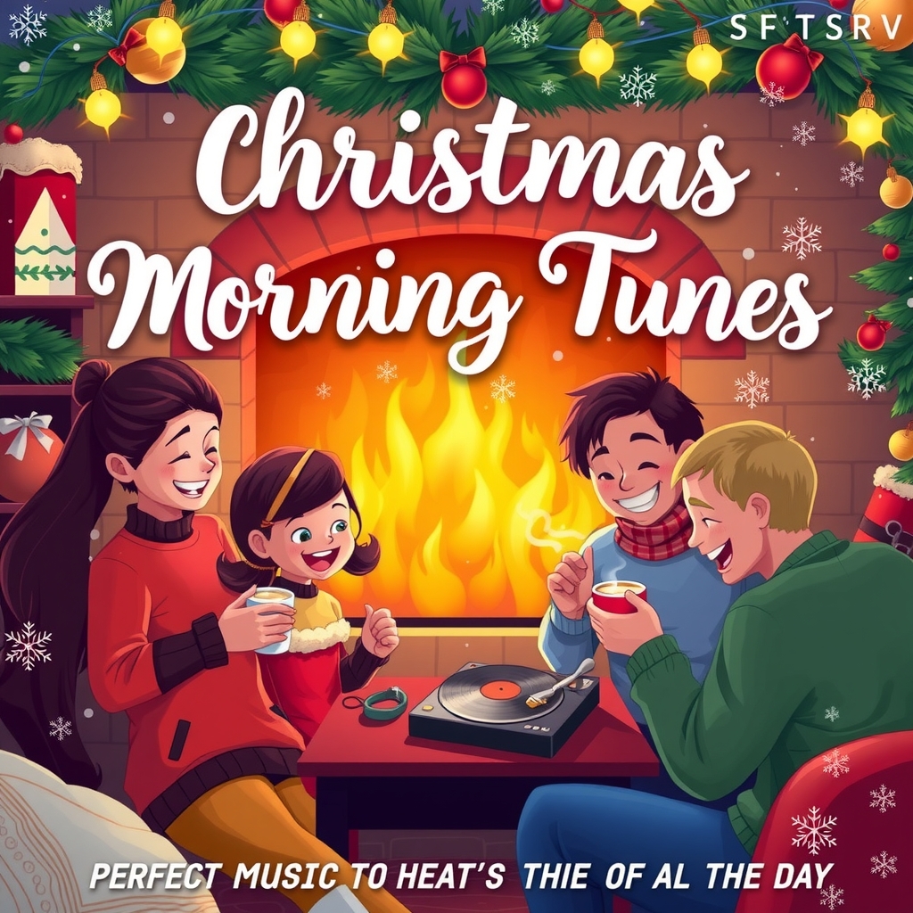 christmas morning tunes perfect music for the start of the day by मुफ्त एआई छवि जनरेटर - बिना लॉगिन के✨ | AIGAZOU