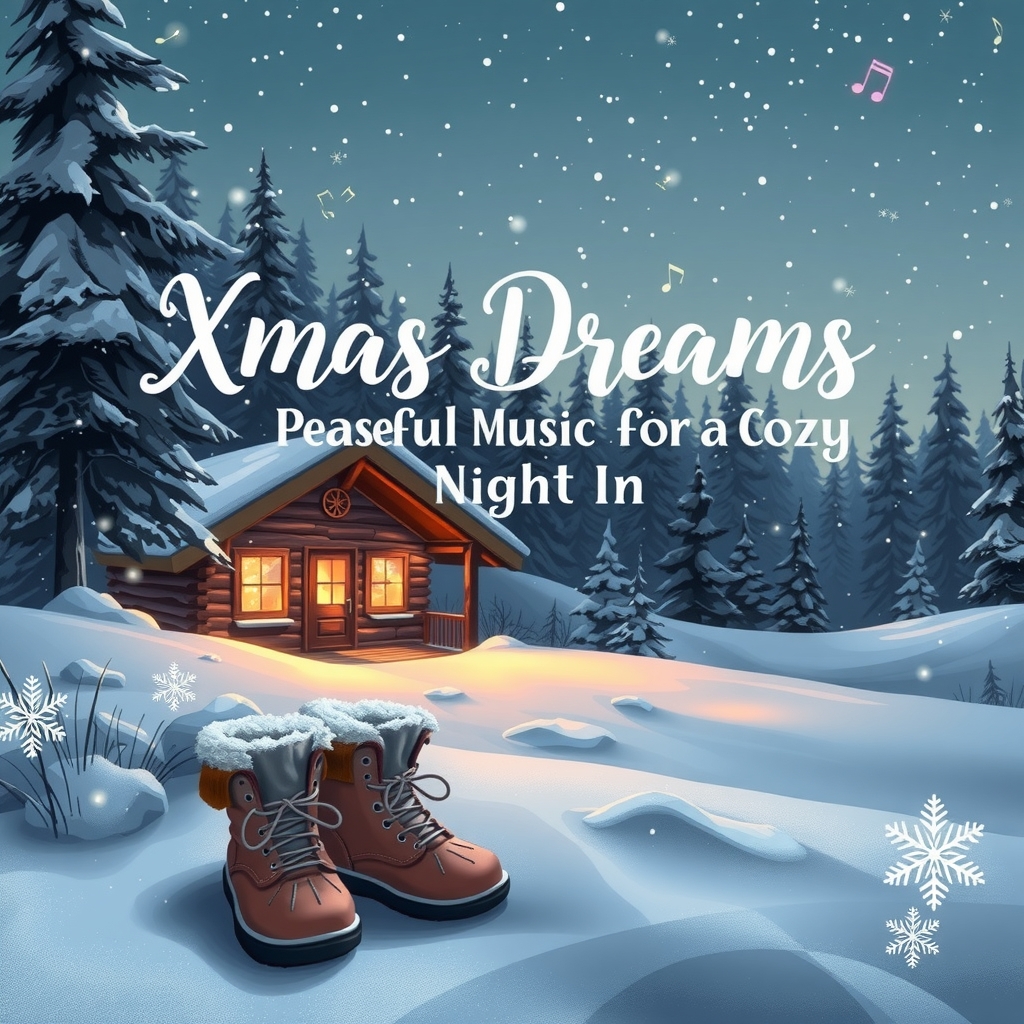 xmas dreams peaceful music for a cozy night in by मुफ्त एआई छवि जनरेटर - बिना लॉगिन के✨ | AIGAZOU