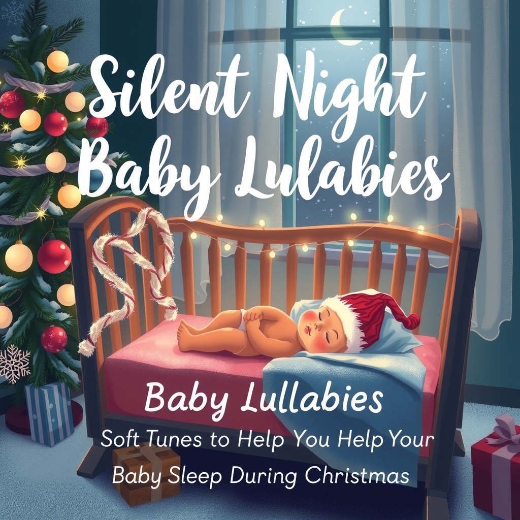 silent night baby lullabies soft tunes to help your baby sleep during christmas by मुफ्त एआई छवि जनरेटर - बिना लॉगिन के✨ | AIGAZOU