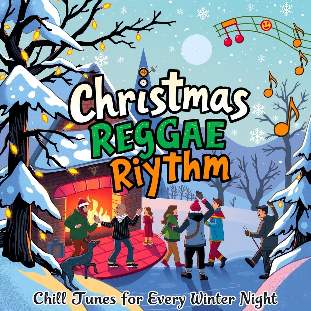 christmas reggae rhythm chill tunes for every winter night by Générateur d'images par IA gratuit - Aucune connexion nécessaire✨ | AIGAZOU