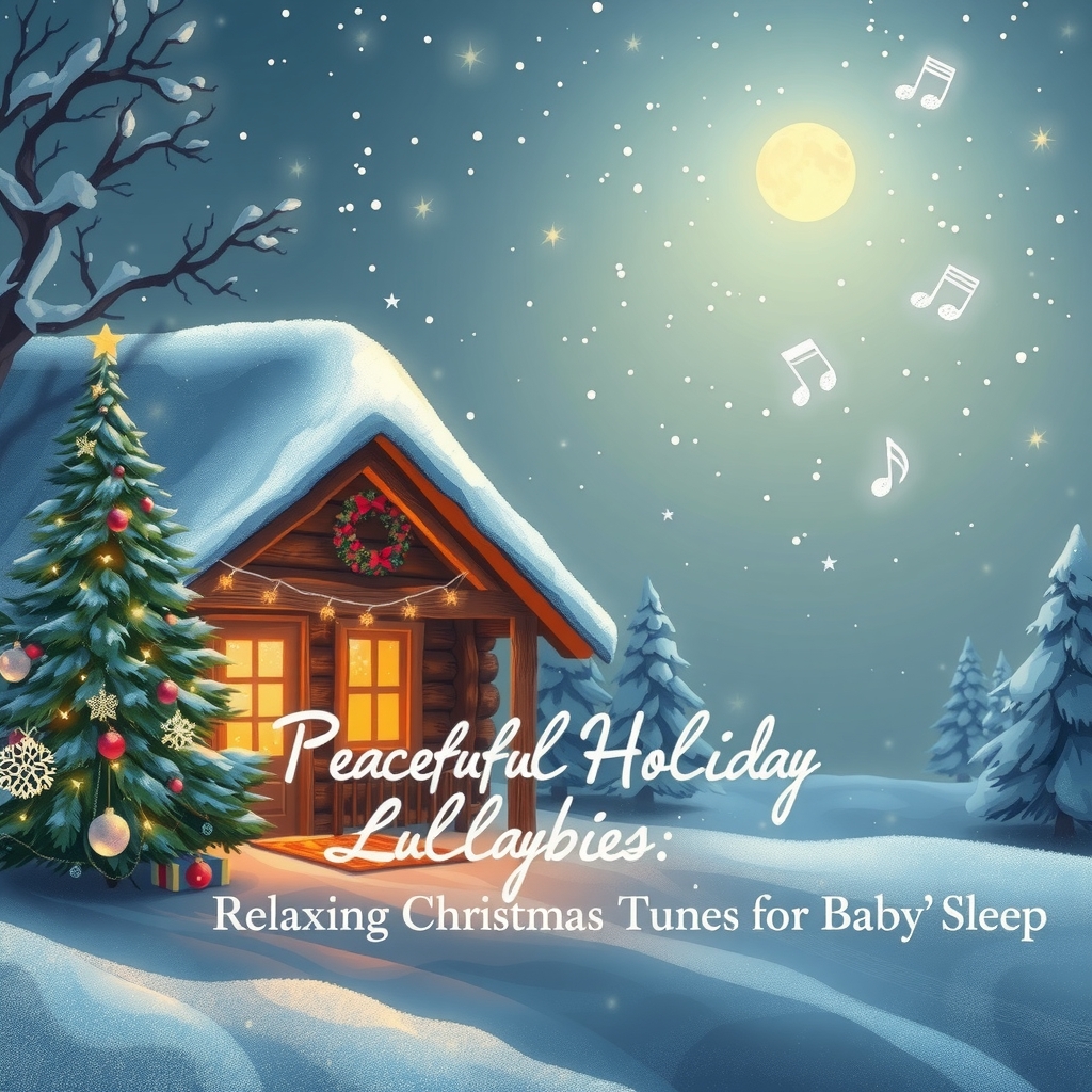 peaceful holiday lullabies relaxing christmas tunes for babys sleep by मुफ्त एआई छवि जनरेटर - बिना लॉगिन के✨ | AIGAZOU