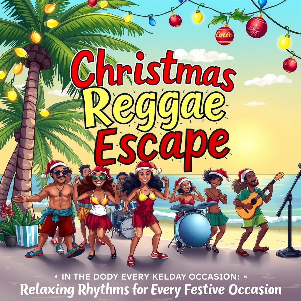 christmas reggae escape relaxing rhythms for every festive occasion by मुफ्त एआई छवि जनरेटर - बिना लॉगिन के✨ | AIGAZOU