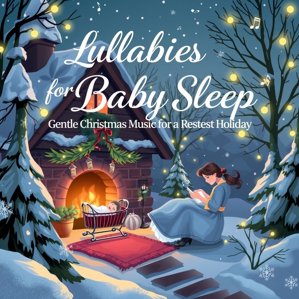 lullabies for baby sleep gentle christmas music for a restful holiday by मुफ्त एआई छवि जनरेटर - बिना लॉगिन के✨ | AIGAZOU