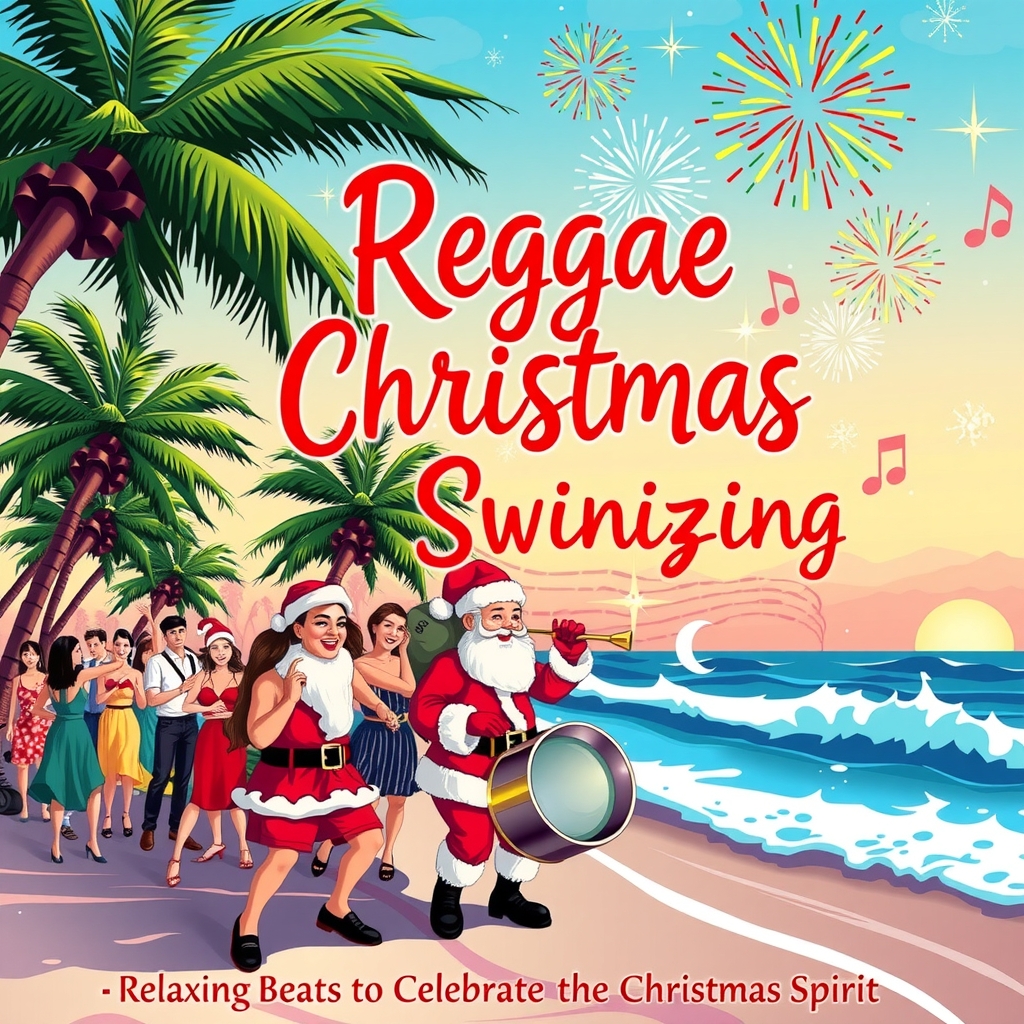 reggae christmas swing relaxing beats to celebrate the christmas spirit by मुफ्त एआई छवि जनरेटर - बिना लॉगिन के✨ | AIGAZOU