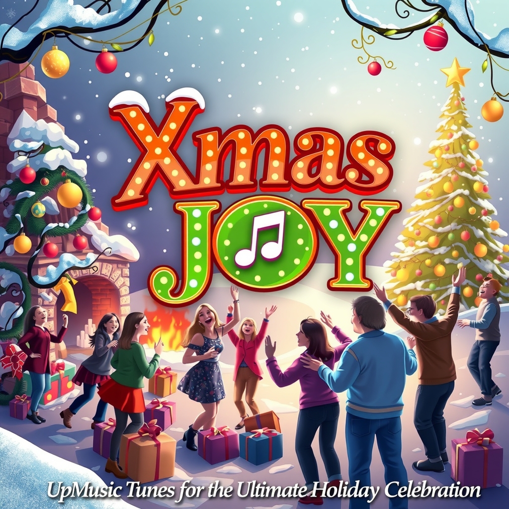 xmas joy upmusic tunes for the ultimate holiday celebration by Générateur d'images par IA gratuit - Aucune connexion nécessaire✨ | AIGAZOU