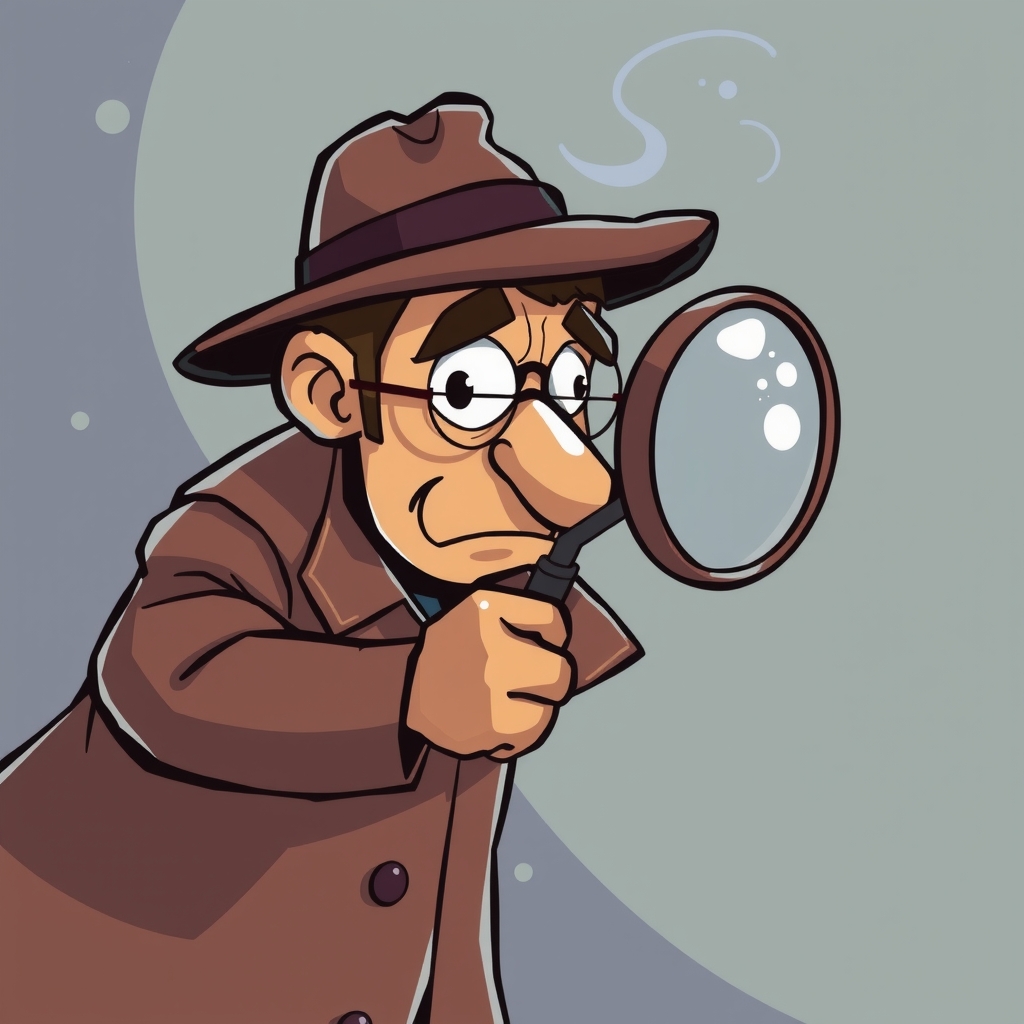 detective with magnifying glass by Générateur d'images par IA gratuit - Aucune connexion nécessaire✨ | AIGAZOU