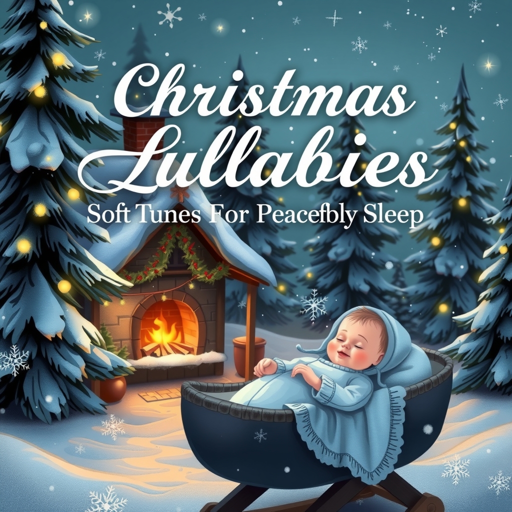 christmas lullabies soft tunes for peaceful baby sleep by Générateur d'images par IA gratuit - Aucune connexion nécessaire✨ | AIGAZOU