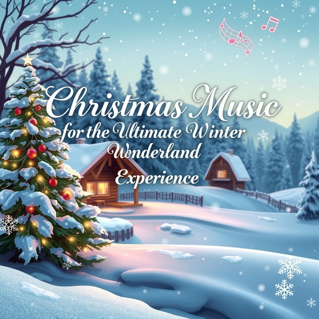 christmas music for the ultimate winter wonderland experience by मुफ्त एआई छवि जनरेटर - बिना लॉगिन के✨ | AIGAZOU