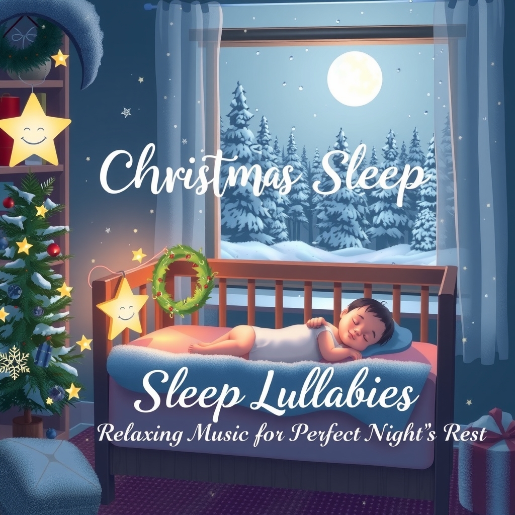 christmas sleep lullabies relaxing music for babys perfect nights rest by मुफ्त एआई छवि जनरेटर - बिना लॉगिन के✨ | AIGAZOU