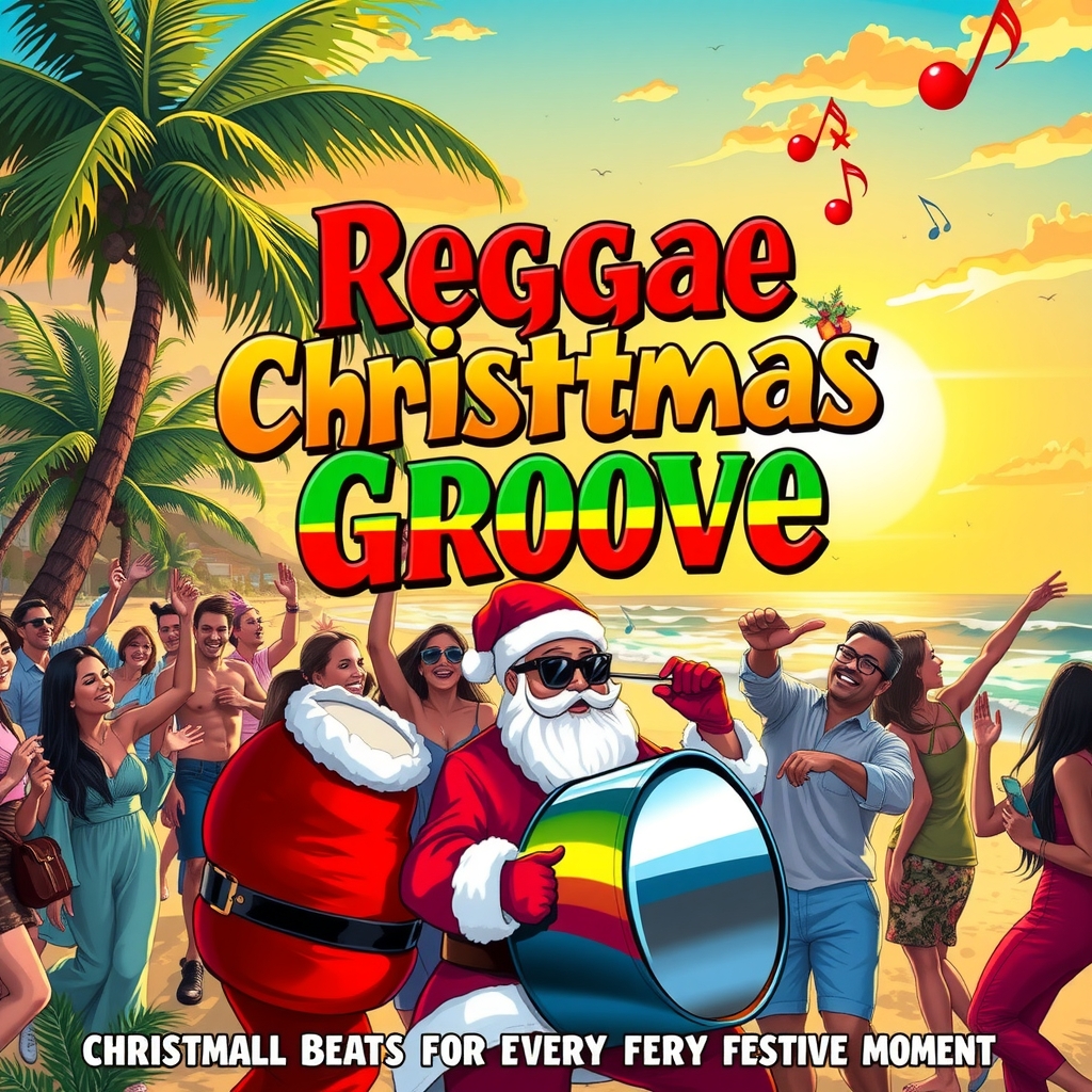 reggae christmas groove chill beats for every festive moment by मुफ्त एआई छवि जनरेटर - बिना लॉगिन के✨ | AIGAZOU