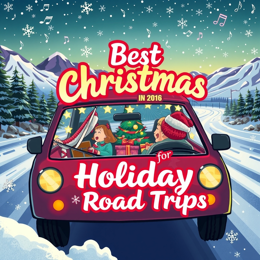 best christmas music for holiday road trips by Générateur d'images par IA gratuit - Aucune connexion nécessaire✨ | AIGAZOU