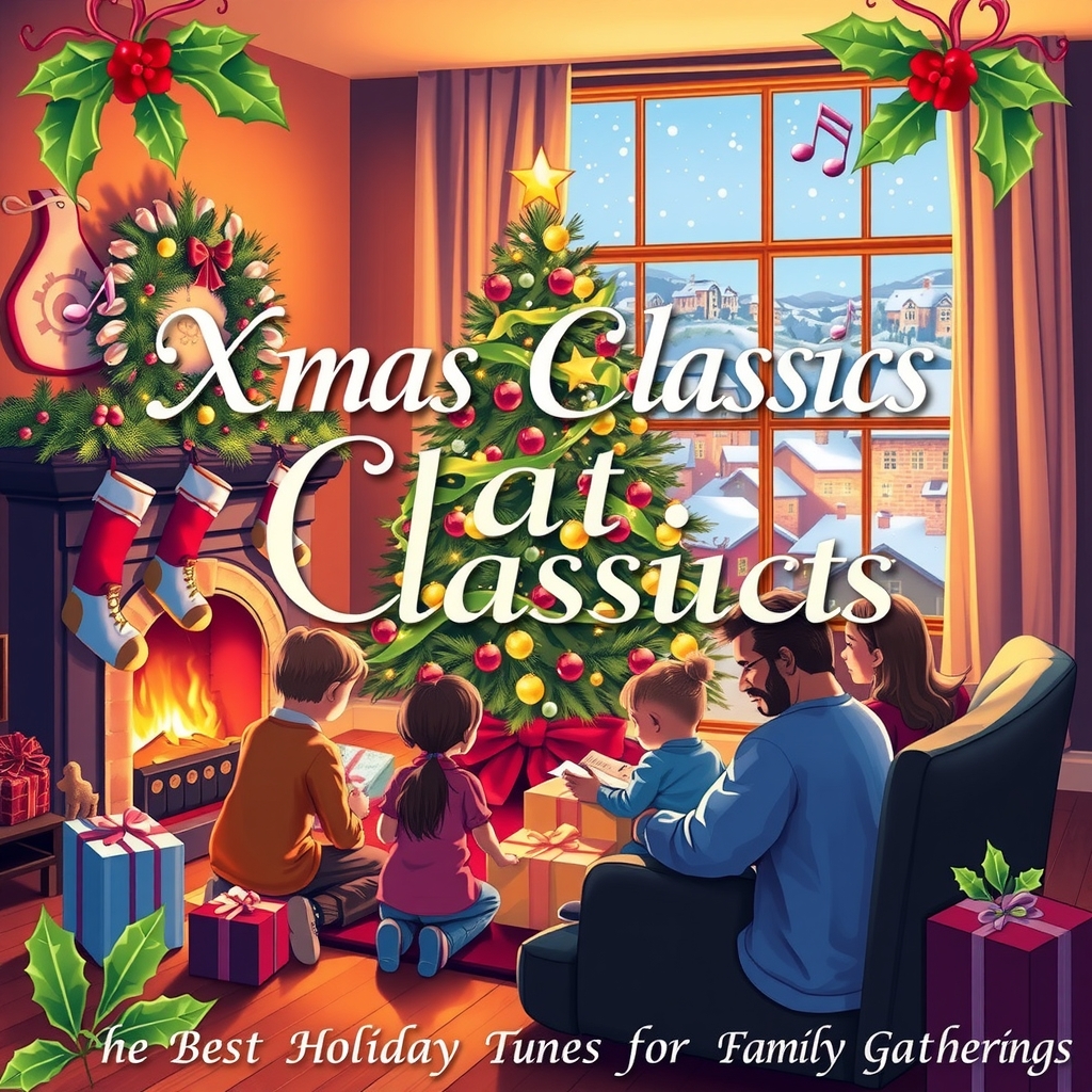 xmas classics the best holiday tunes for family gatherings by मुफ्त एआई छवि जनरेटर - बिना लॉगिन के✨ | AIGAZOU