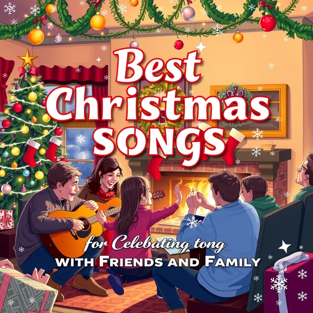 best christmas songs for celebrating with friends and family by मुफ्त एआई छवि जनरेटर - बिना लॉगिन के✨ | AIGAZOU