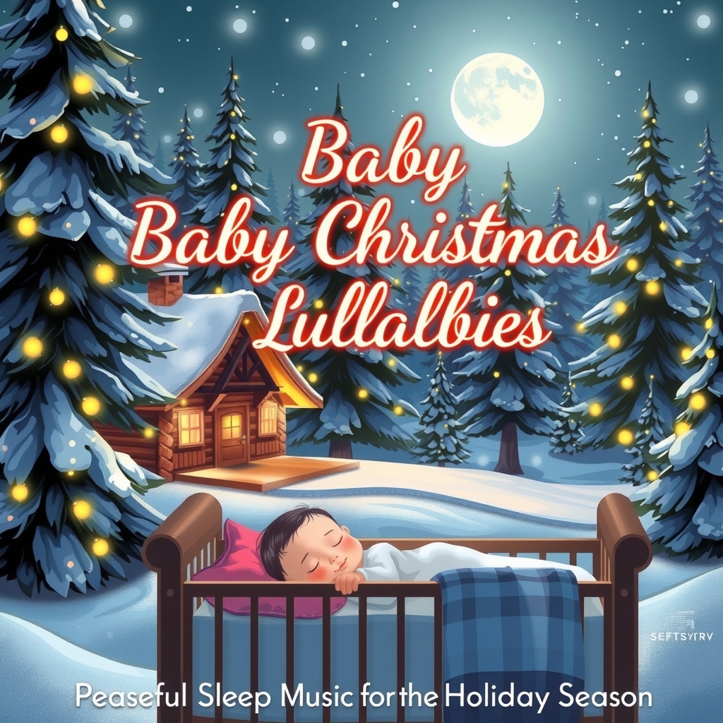 baby christmas lullabies peaceful sleep music for the holiday season by मुफ्त एआई छवि जनरेटर - बिना लॉगिन के✨ | AIGAZOU